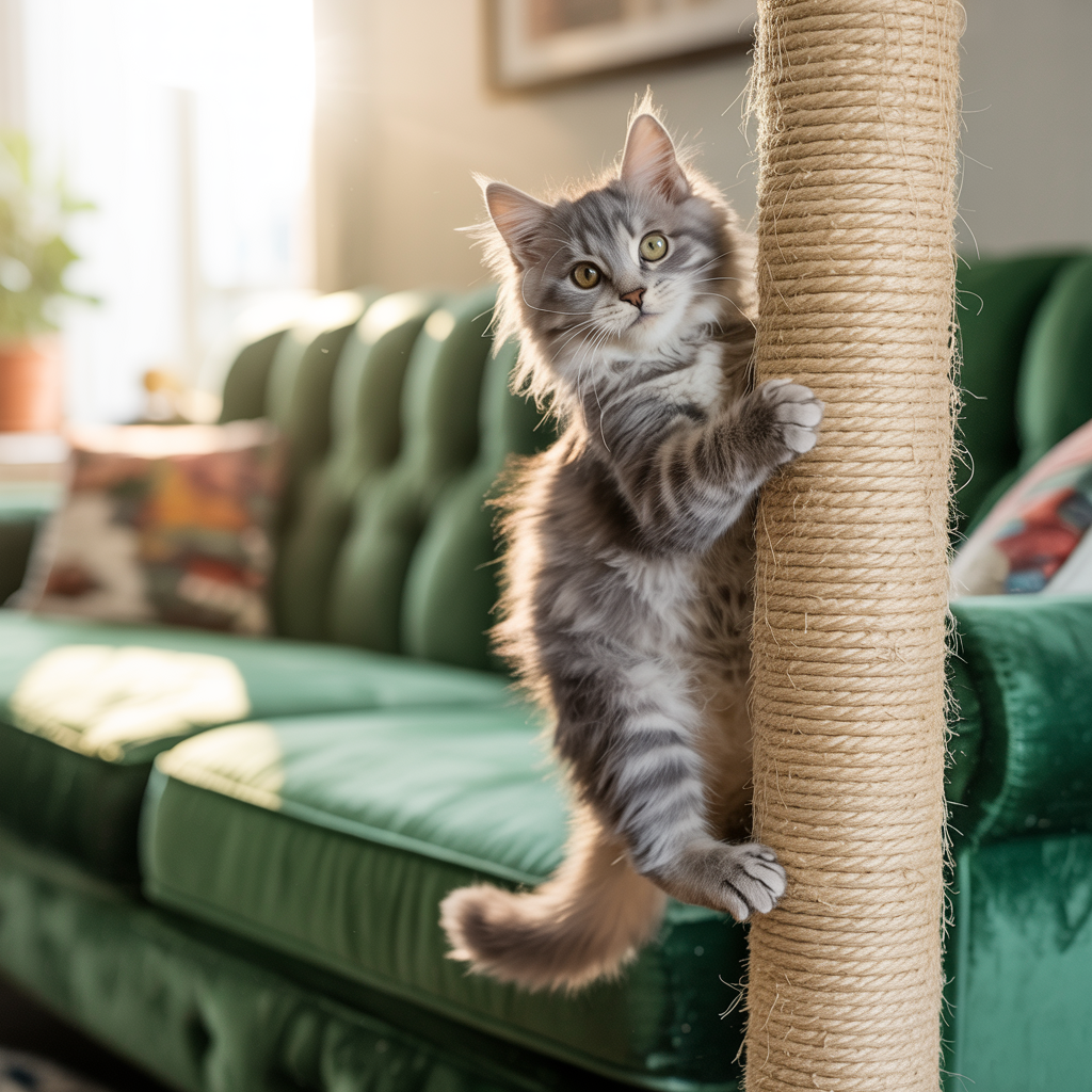 Stop Your Cat From Scratching The Sofa