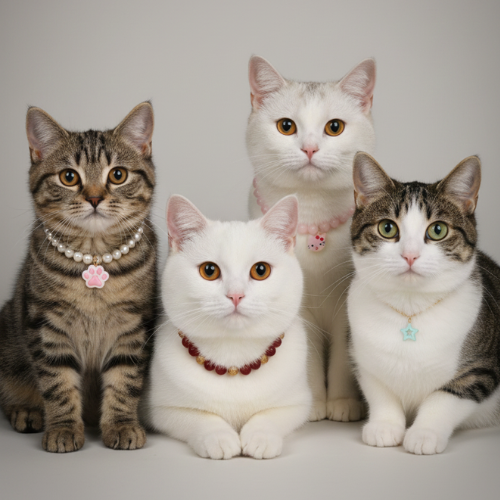 Purr Amour – Multi-Color Semi-Precious Necklace